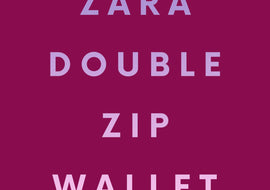 Zara Double Zip Wallet - Acrylic Templates