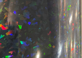 Dazzle Vinyl - 18” Roll (holo transparent sparkle)