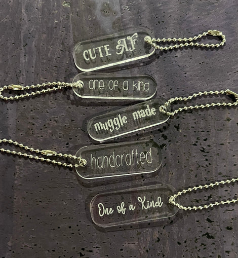 Acrylic Hang Tags